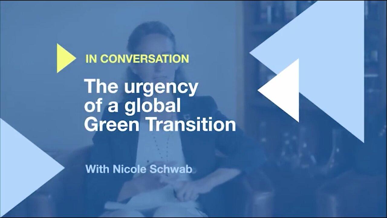 Nicole Schwab, daughter of WEF founder, Klaus Schwab:  "Climate crisis"