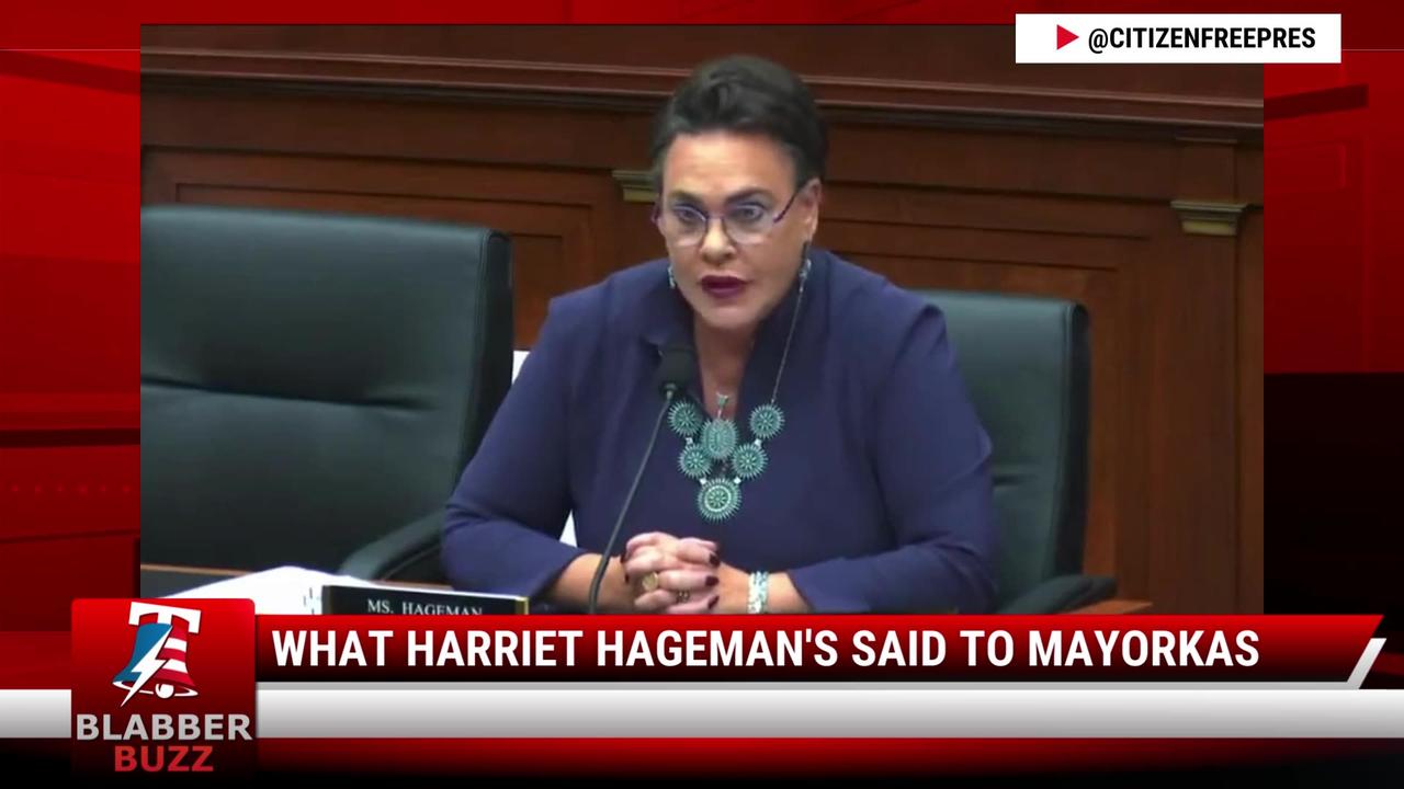 What Harriet Hageman's Said To Mayorkas