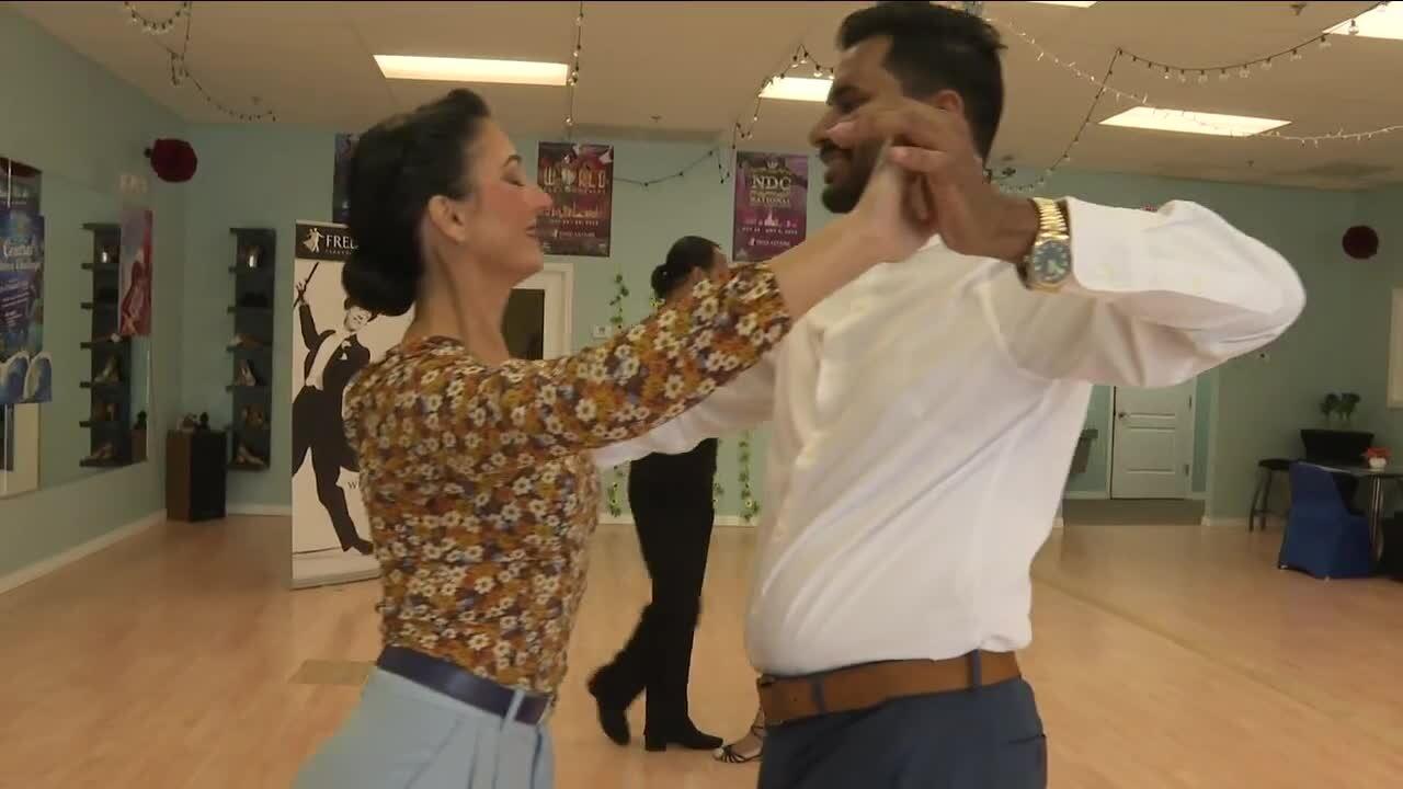 Cancer survivor credits dance studio for helping to save his life