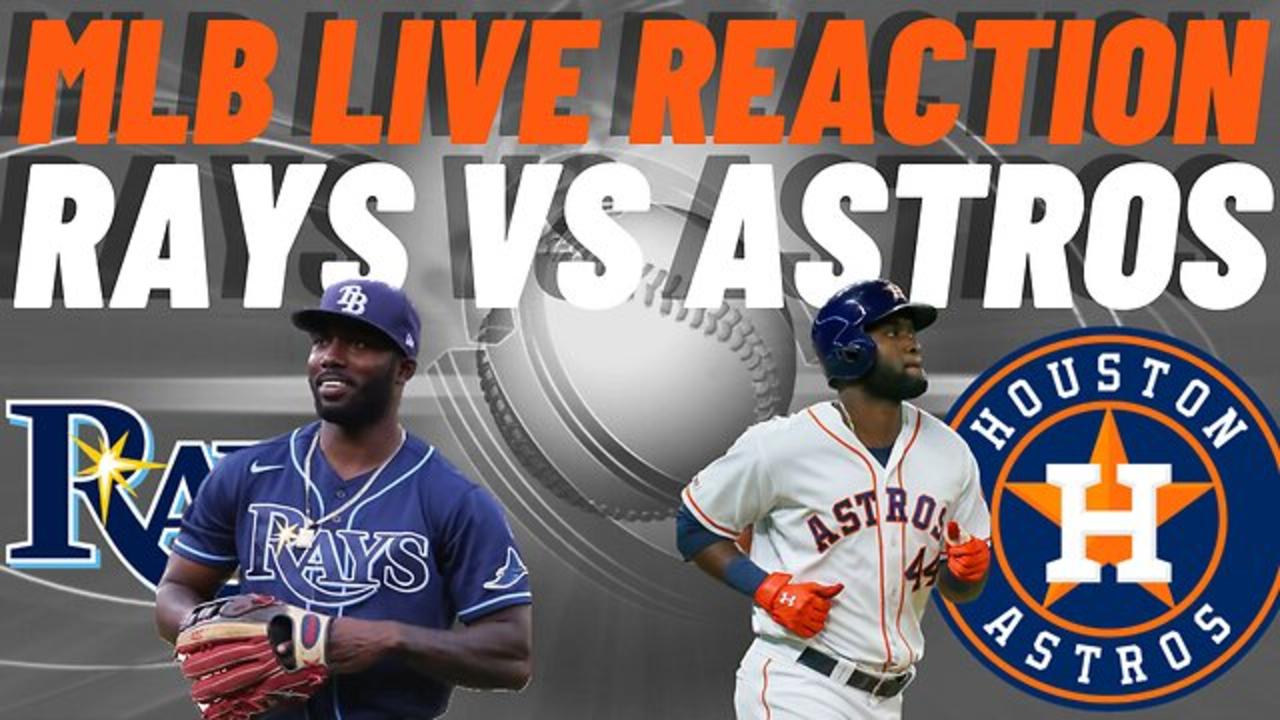 Tampa Bay Rays vs Houston Astros Live Reaction | MLB LIVE | WATCH PARTY | Rays vs Astros