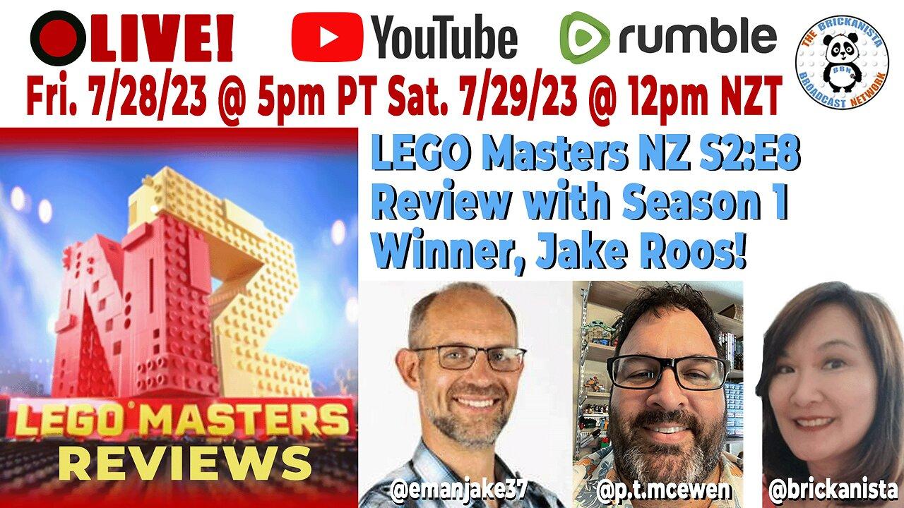 Lego Masters NZ Season 2 Episode 8 Review with Special Guest, Jake Roos!