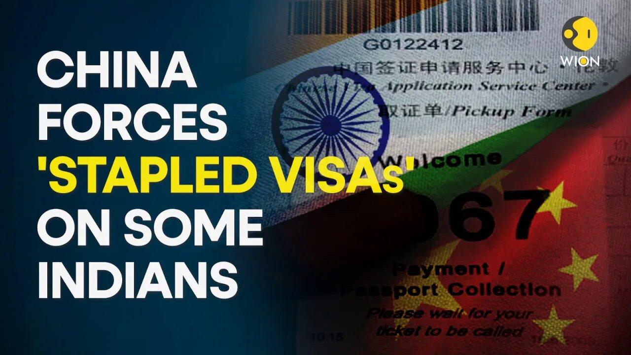 What is a stapled visa? Why is China issuing stapled visas to some Indian citizens? | WION Originals