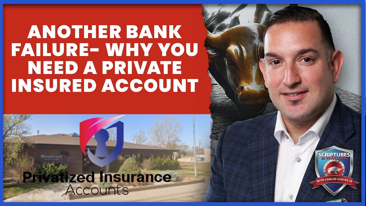 LIVE @6PM: Scriptures And Wallstreet- Another Bank Failure! Why You Need An Insured Private Account