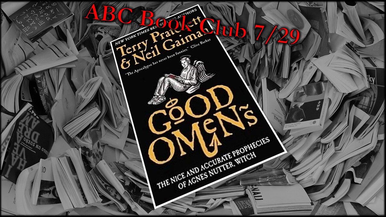 Book Club Live Stream on Good Omens by Terry Pratchett and Neil Gaiman