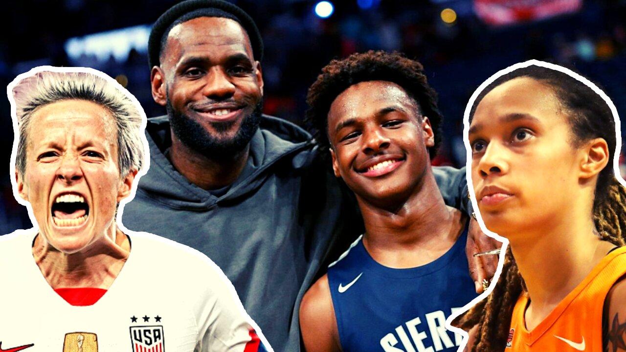 Bronny James Cardiac Arrest SHOCKS Sports World, Brittney Griner QUITS, Woke Megan Rapinoe FAIL