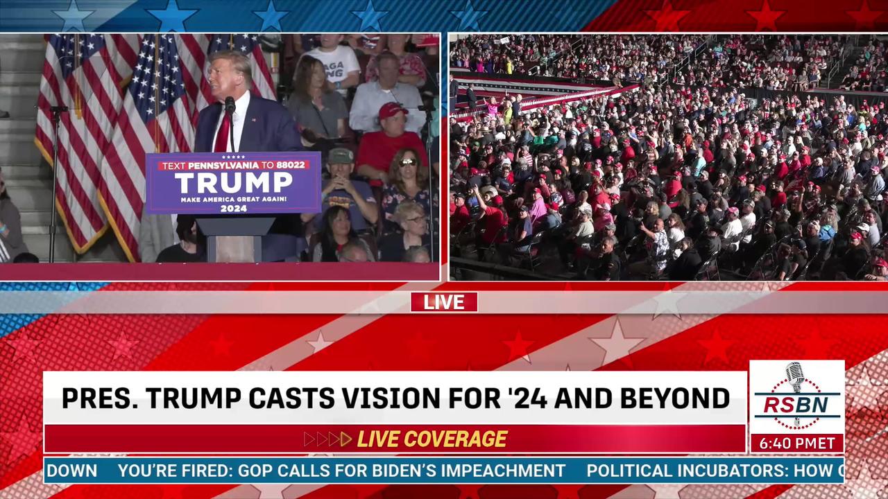 President Donald J. Trump Make America Great Again Rally in Erie, PA - 7/29/2023