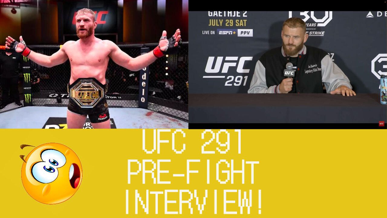 JAN BLACHOWICZ UFC 291-PRE-FIGHT INTERVIEW!