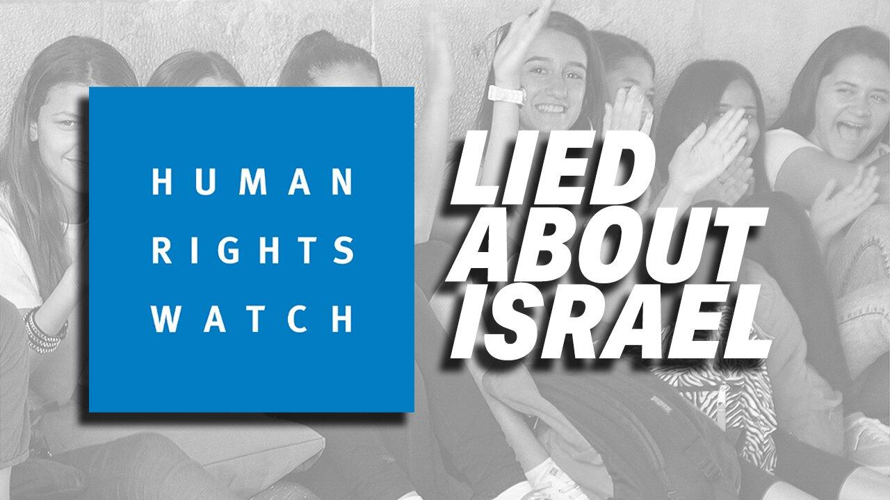 HUMAN RIGHTS WATCH LIED AGAIN: SAYS ISRAEL WOMEN CAN'T GO OUT IN PUBLIC ALONE