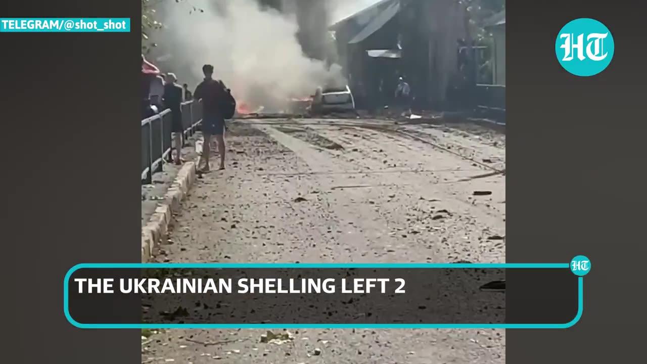 Ukraine Shells Own City With NATO-supplied Weapons; 10 Explosions Rock Donetsk | Watch