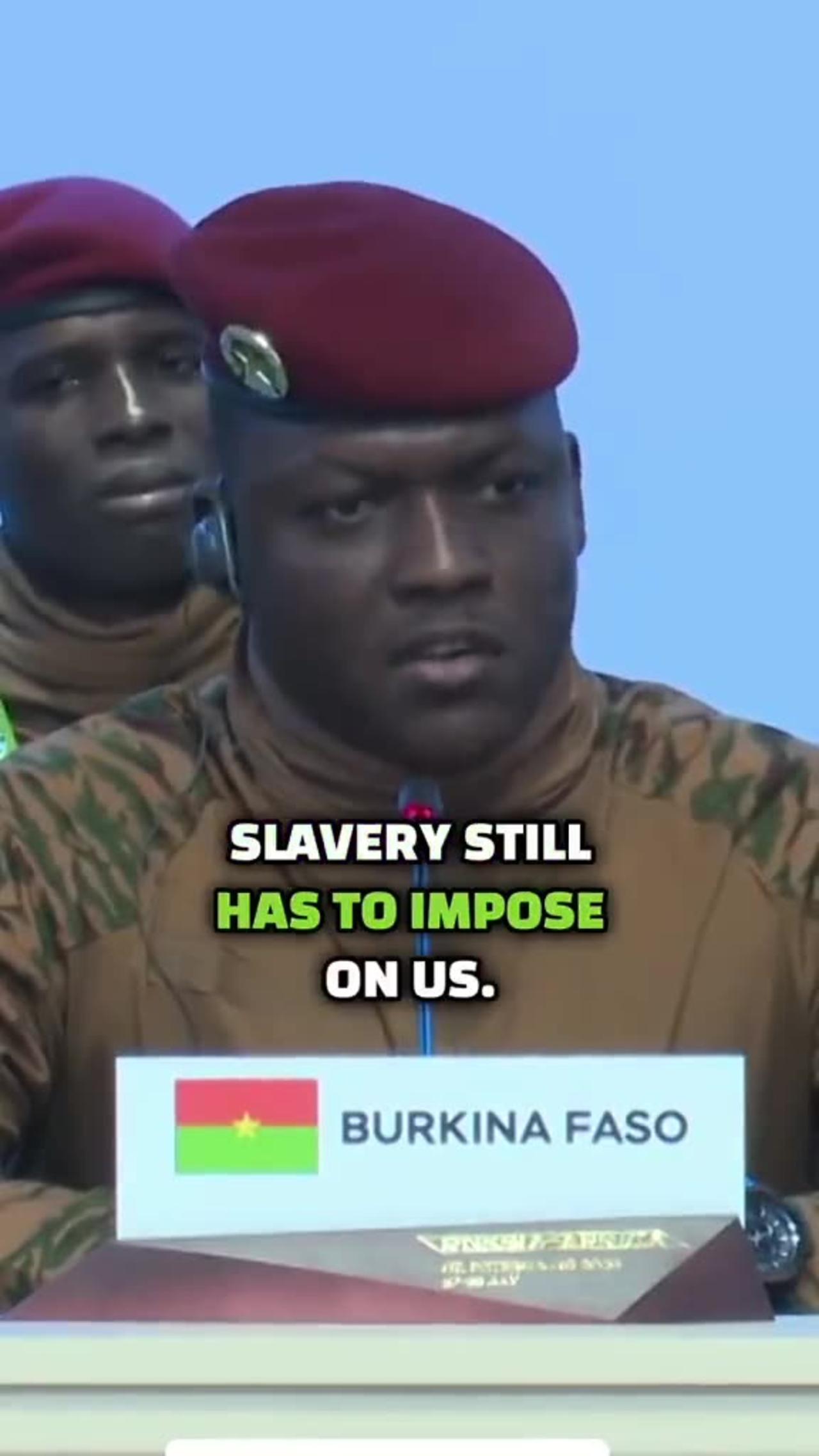 Burkina Faso New President Speech