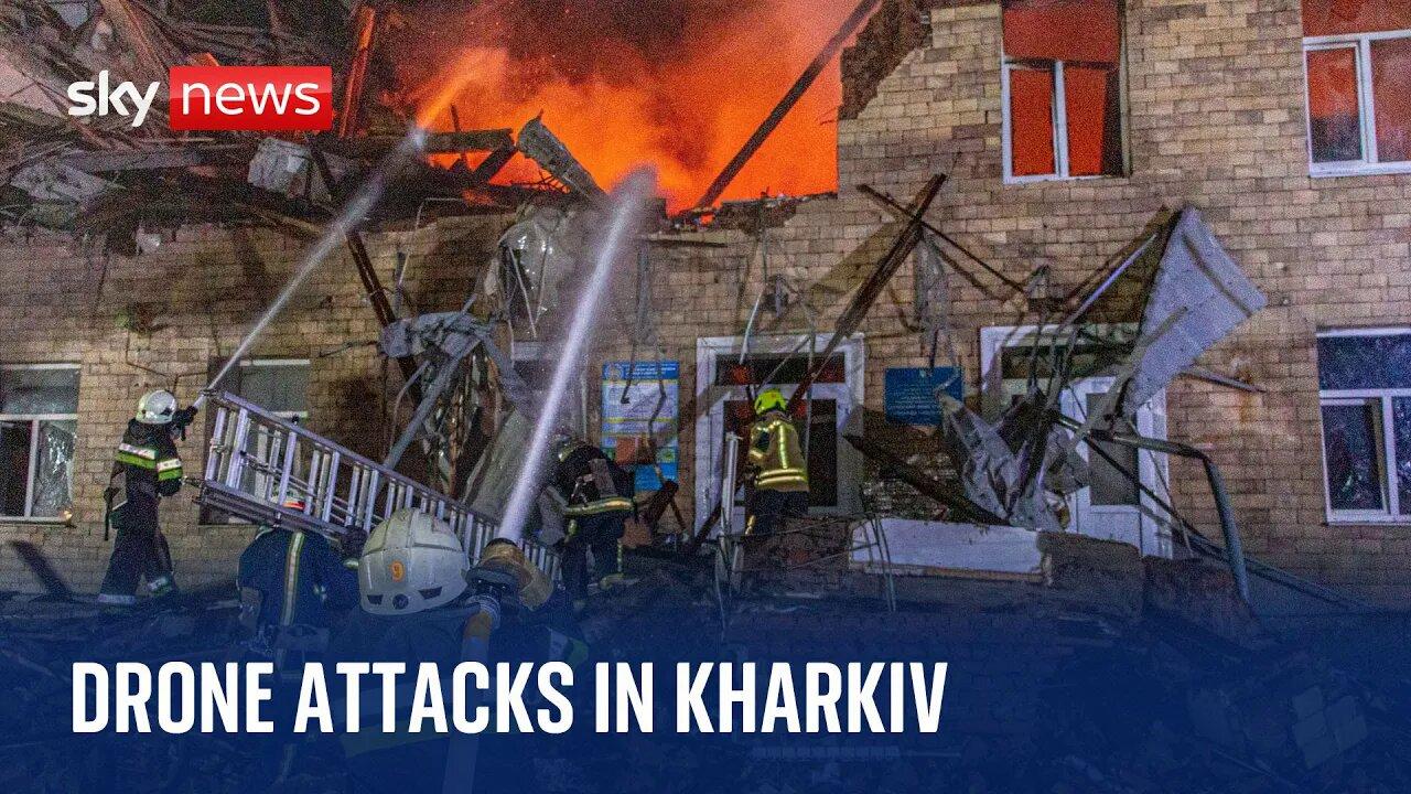 Ukraine war: College building destroyed as Russia bombards Kharkiv city centre