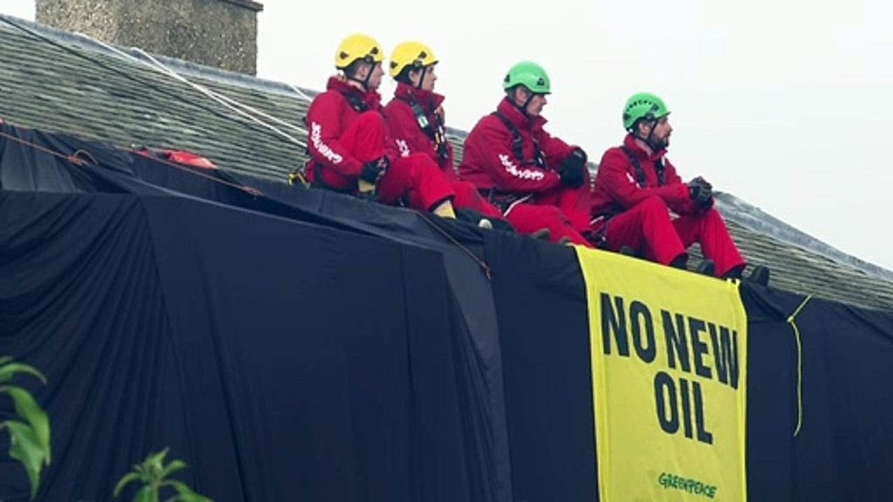 Activists scale PM’s house in protest against oil drilling