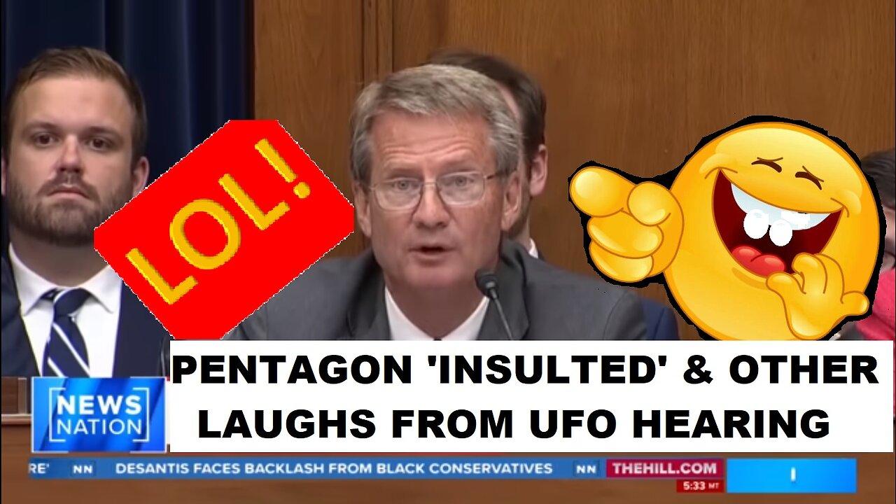 PENTAGON 'UFO HEARING INSULTING' LOL!