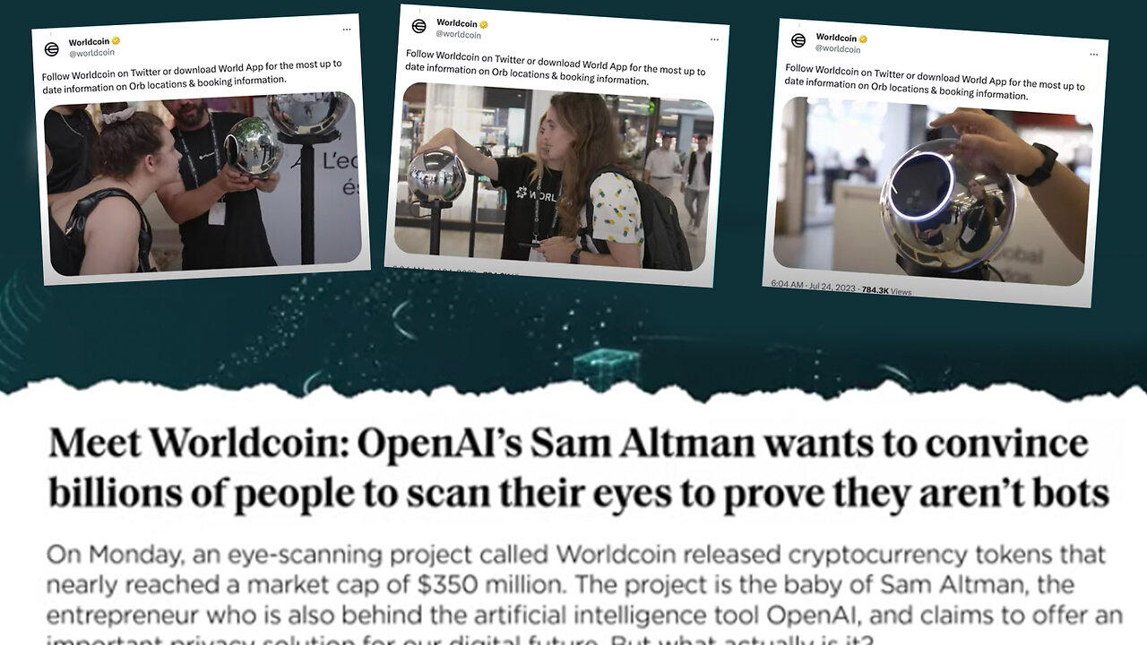 Worldcoin | OpenAi Co-Founder & Bilderberg Group Member Sam Altman & Wants to Convince Billions of People to Scan Their 