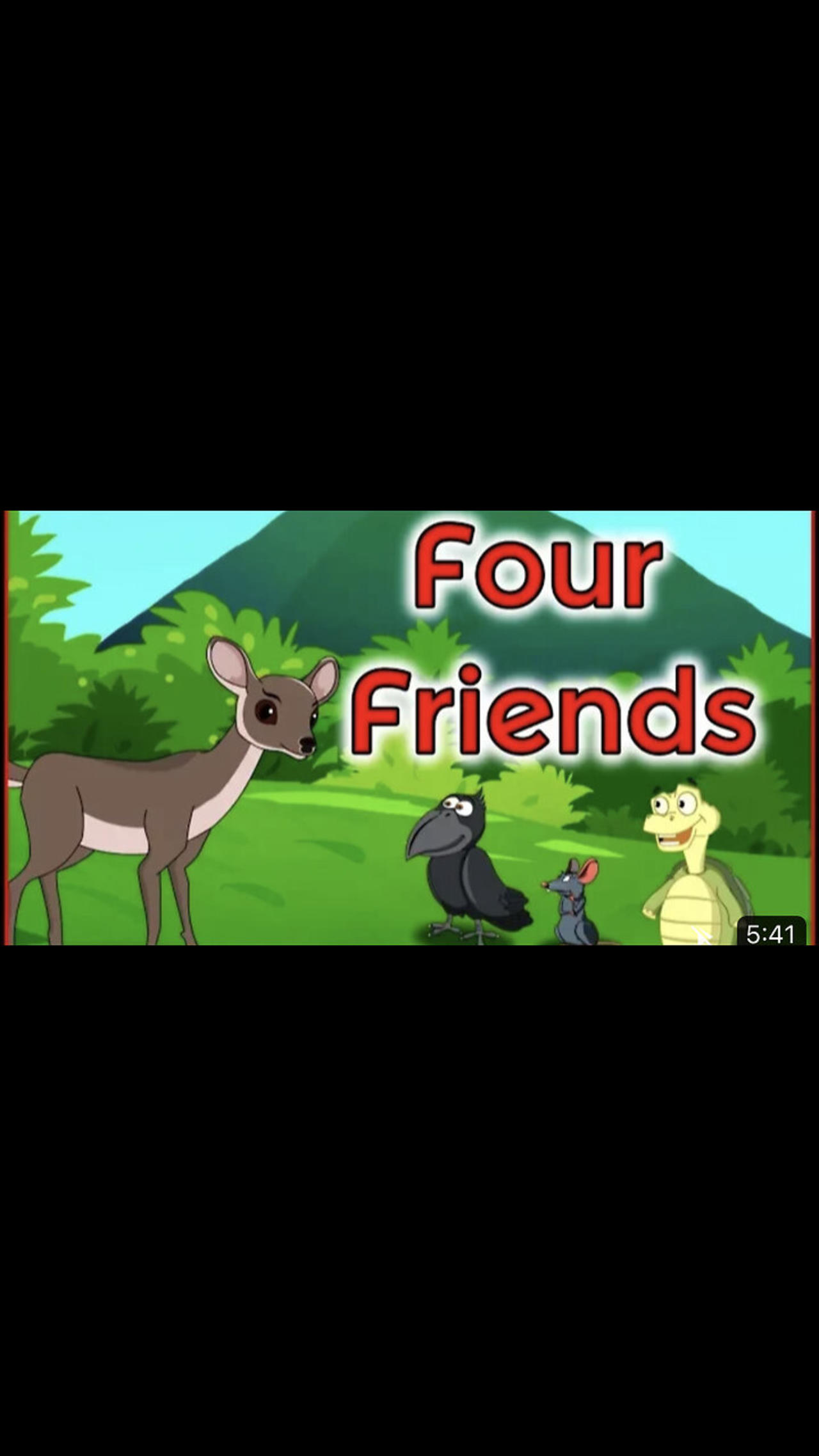 Four Friend | English Cartoon | Panchatantra Moral Stories | kids