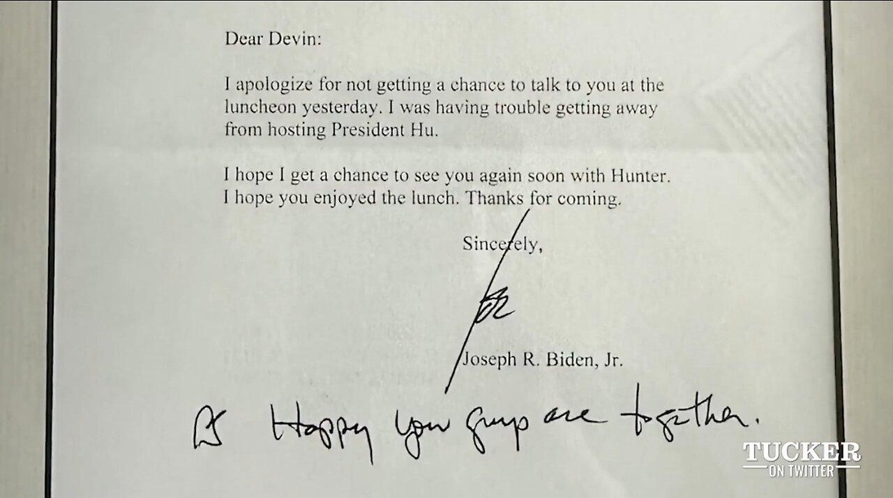 Devon Archer Reveals Biden's Letter To Him, After Joe Claimed Never Discussing Biz With Hunter