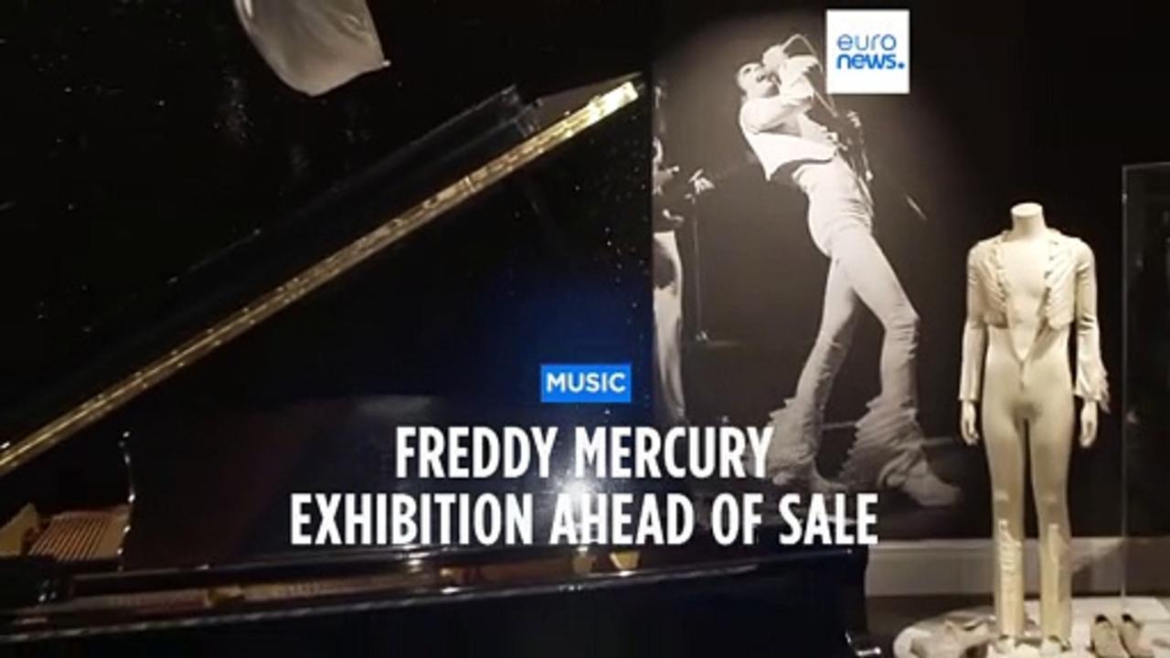 Freddie Mercury's beloved piano, song drafts and hundreds of belongings on display before auction