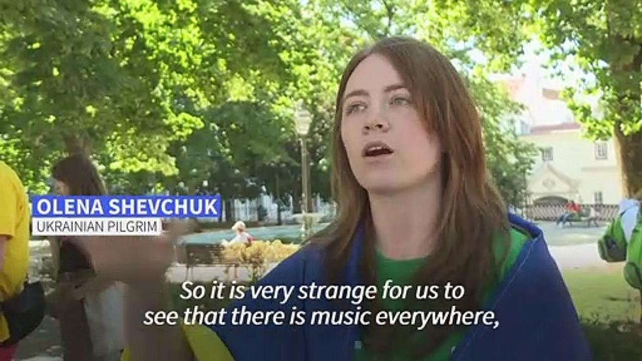 Ukrainians find 'bit of peace' at Catholic youth festival