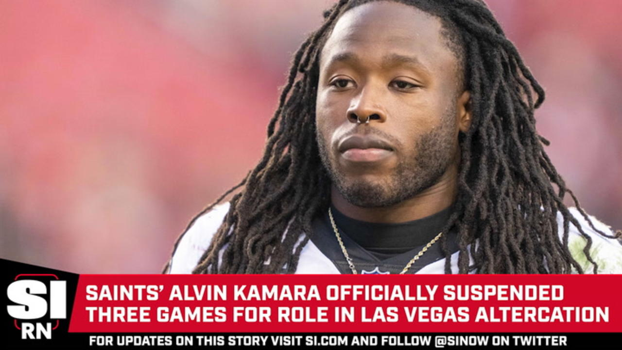 Saints’ Alvin Kamara Suspended 3 Games for Role in 2022 Las Vegas Fight