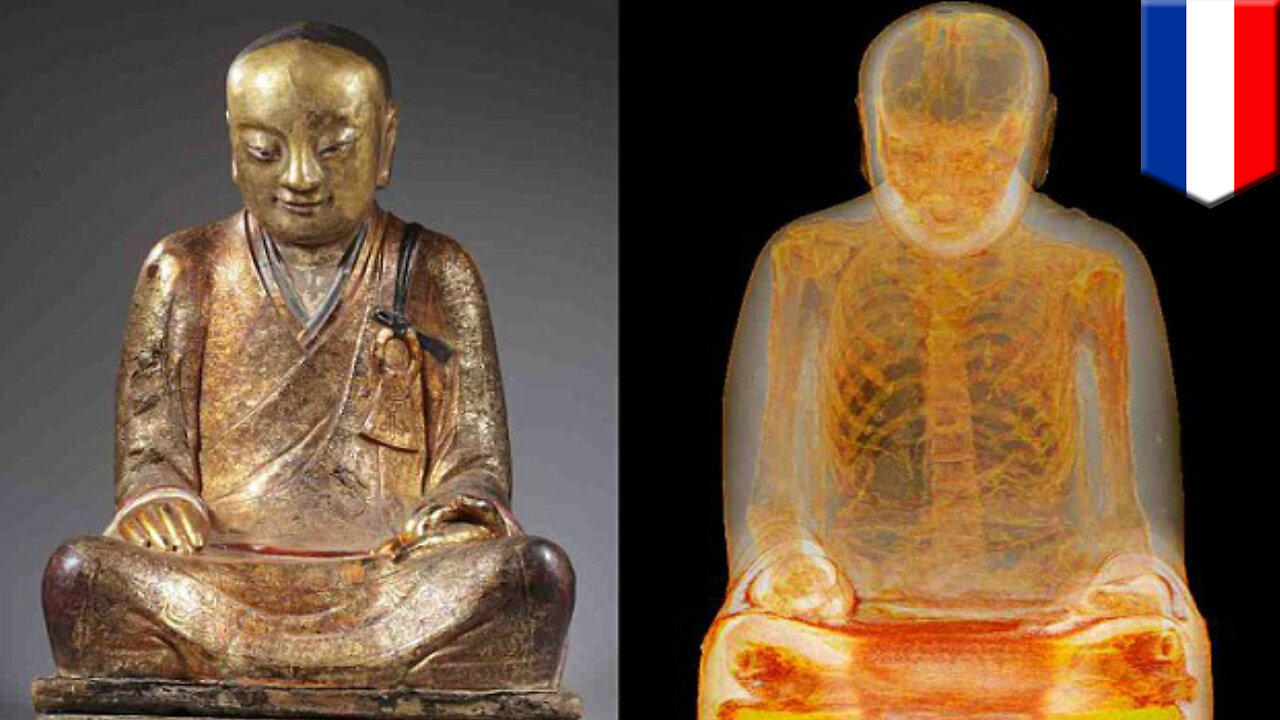 Scientists shocked to find 1000-year-old mummy inside ancient Chinese Buddha statue - TomoNews