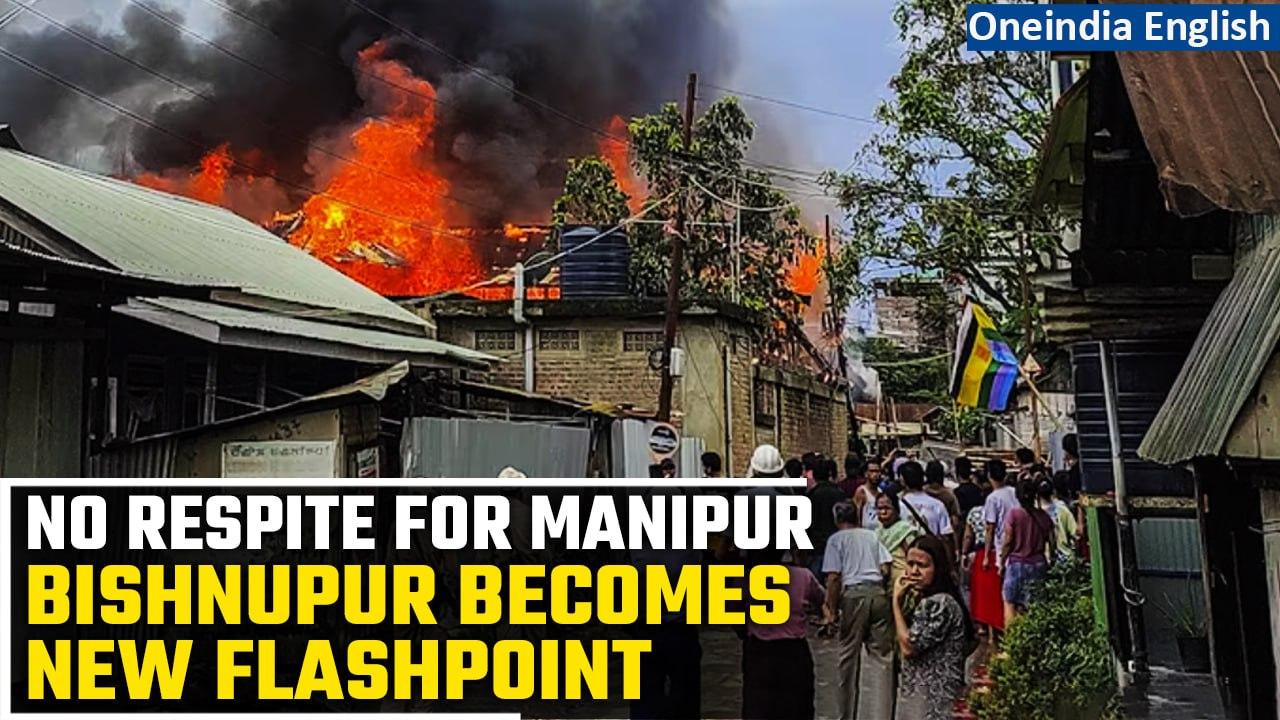 Manipur: Bishnupur witnesses renewed clashes and heavy firing; Several houses burnt down