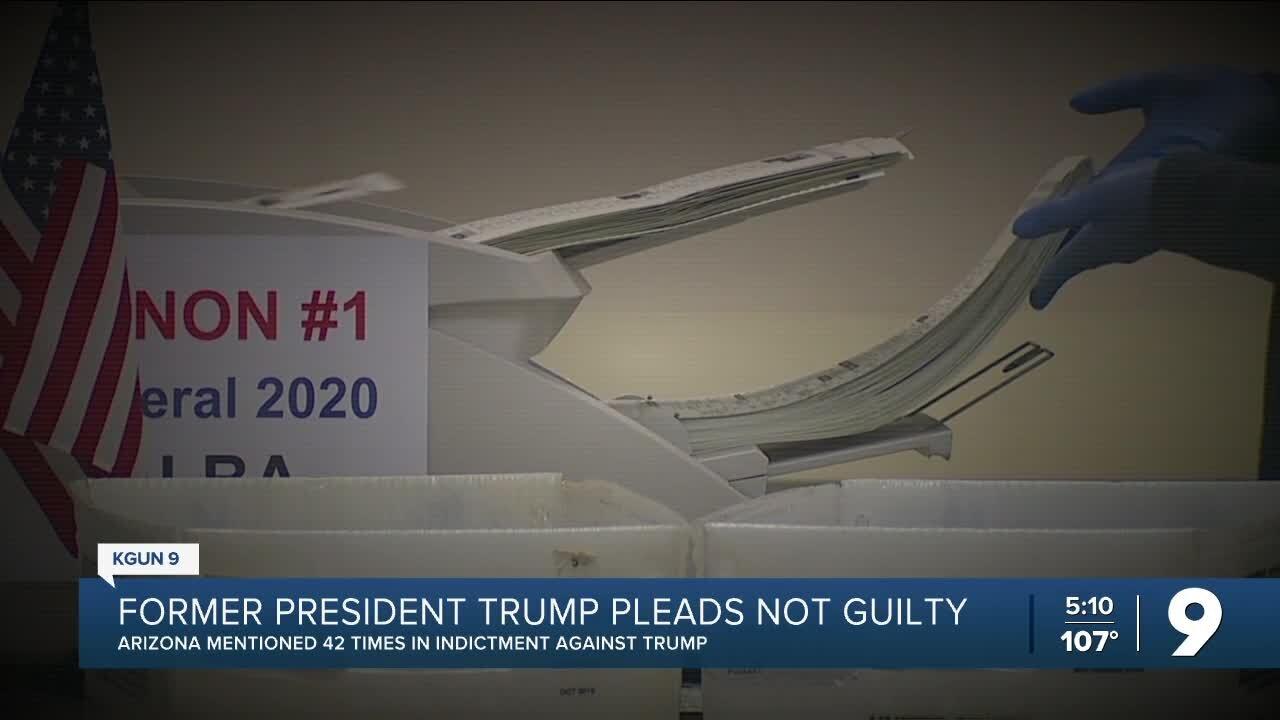 Former President Trump pleads not guilty