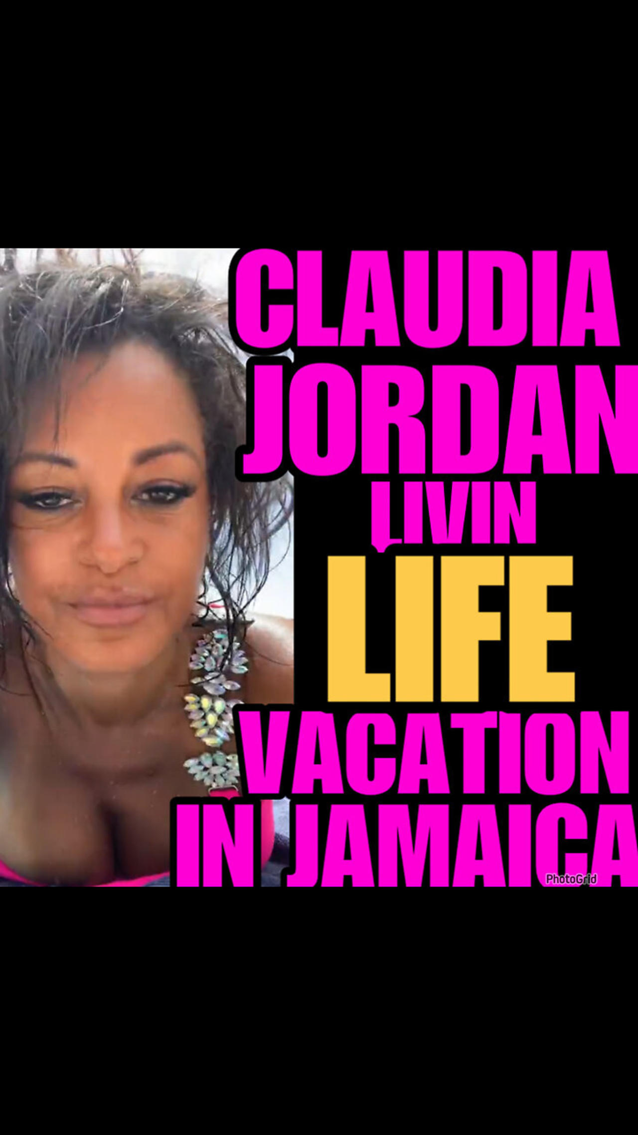 Claudia  Jordan and Friends vacation in Jamaica!