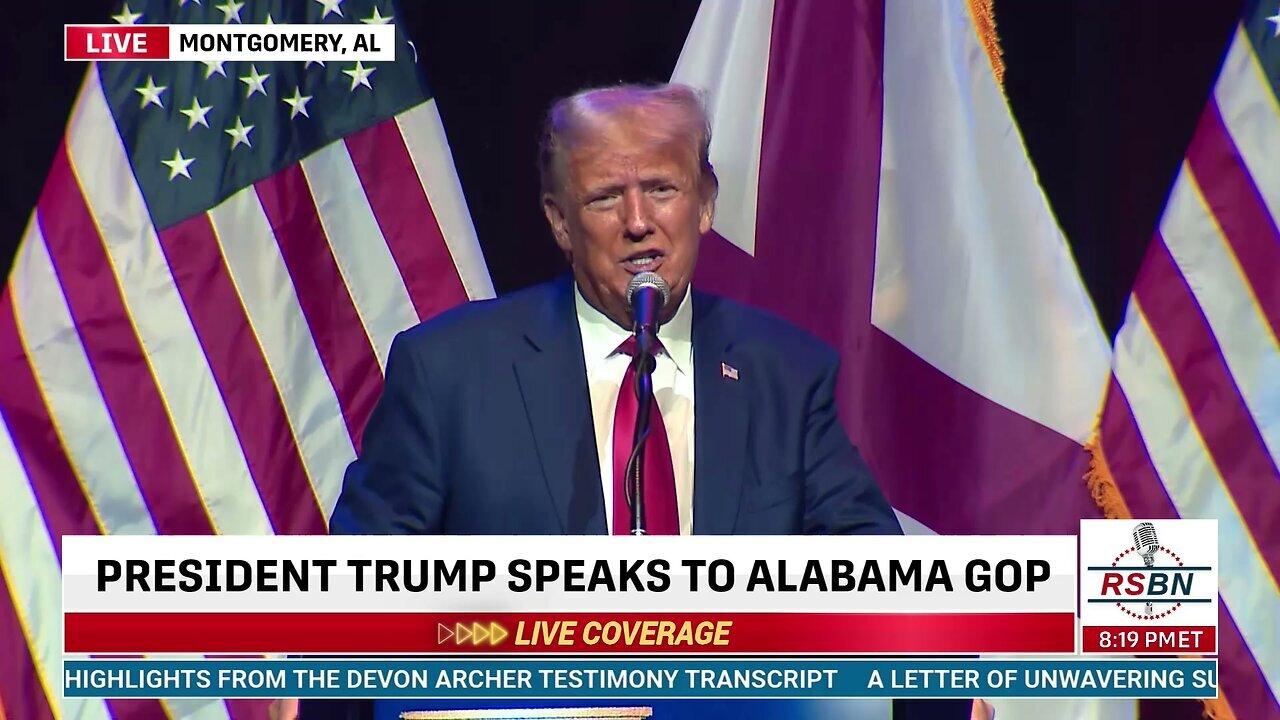 President Trump Speaks at Alabama GOP Dinner (8/4/23)