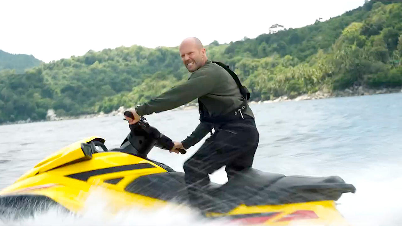 Big Sharks Trailer for Meg 2: The Trench with Jason Statham