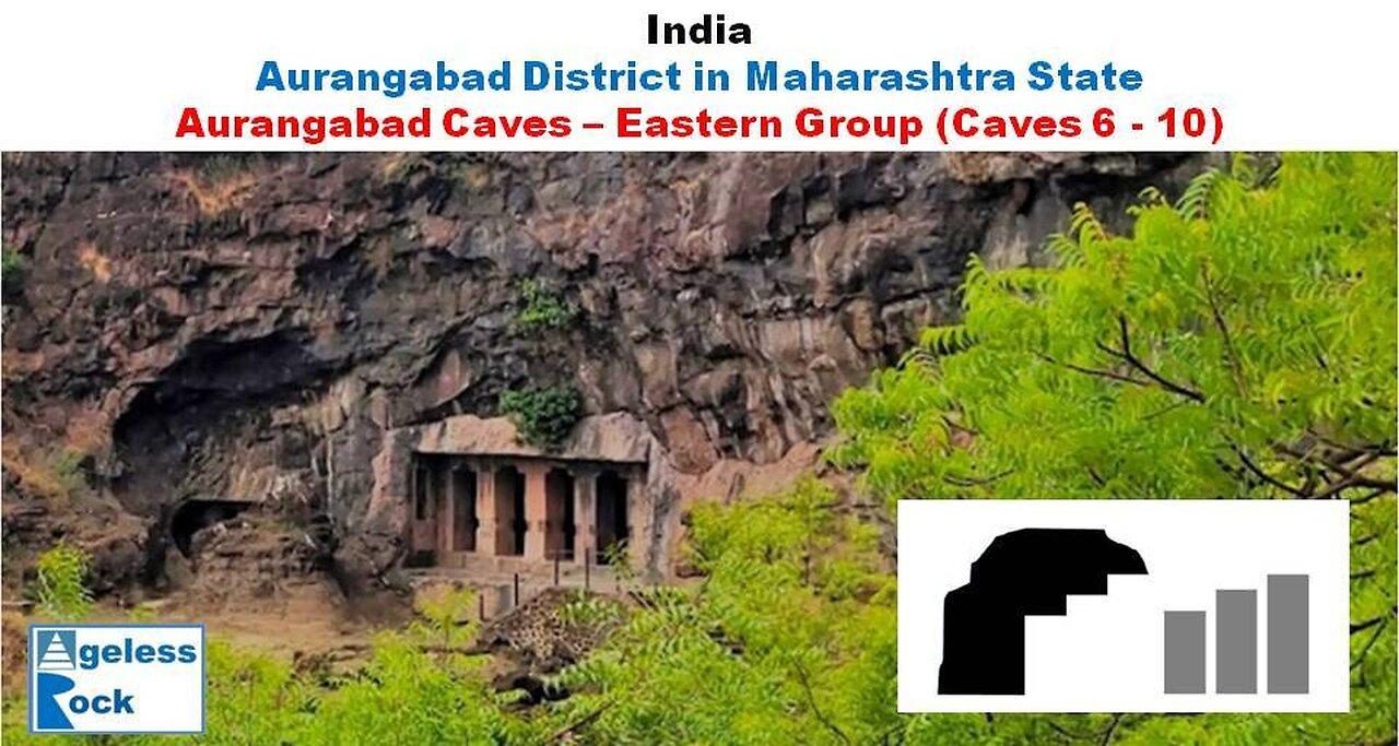 Aurangabad Caves - Eastern Group : More Indian caves with Peruvian similarity.