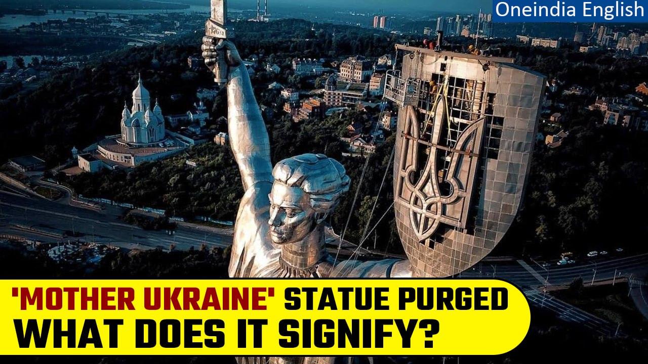 'Mother Ukraine' Statue: Kyiv gets rid of Russian symbols from it in de-Russification campaign