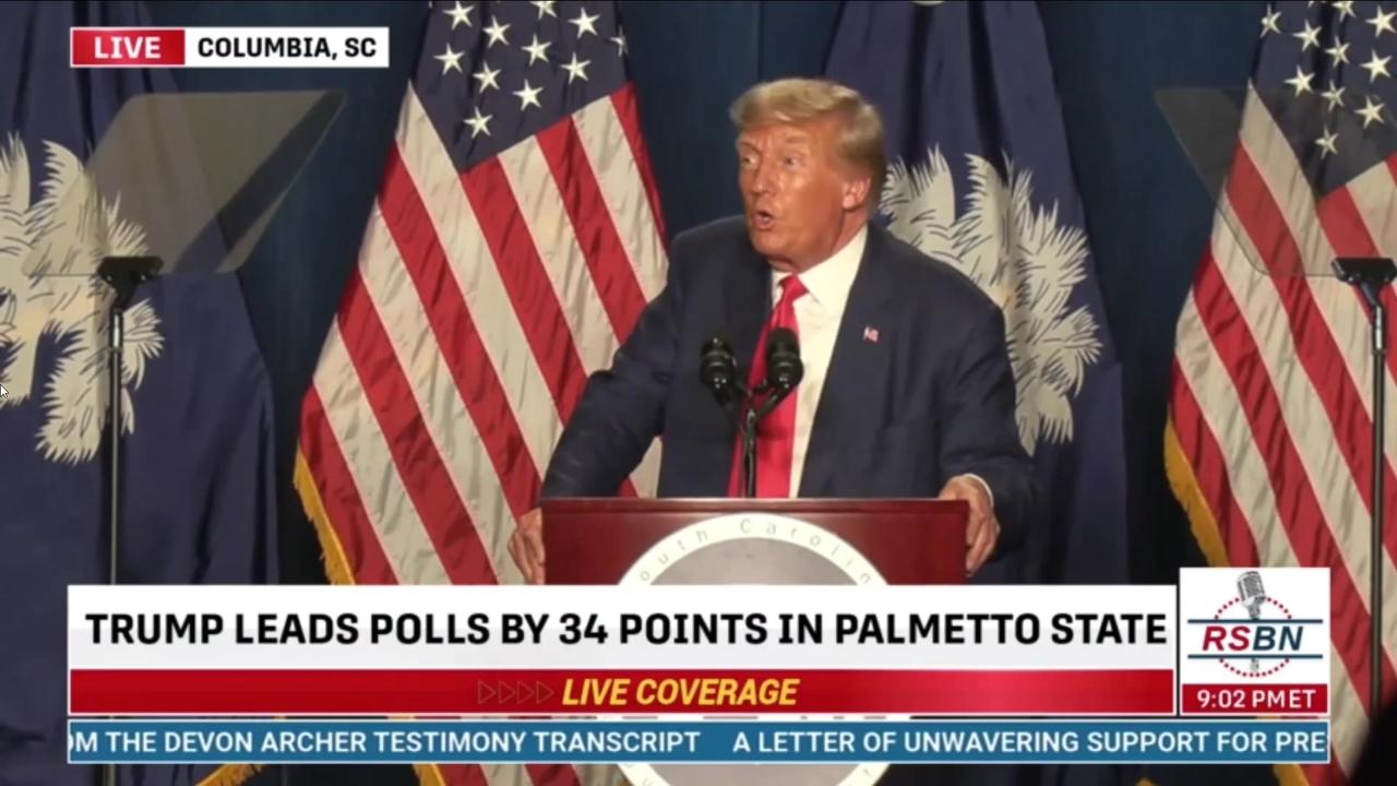 FULL SPEECH  President Donald J. Trump Speaks at South Carolina GOP Dinner 8.5.2023