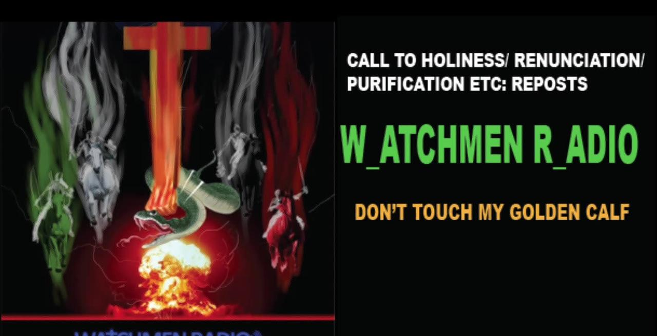 Call to HOliness EP 3: dont touch my golden calf! avoid mammon preachers!