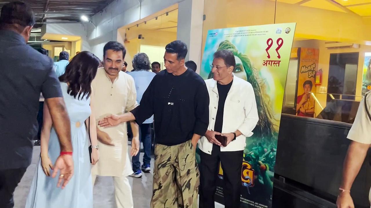 Akshay Kumar, Pankaj Tripathi, Yami Gautam attend 'OMG 2' screening