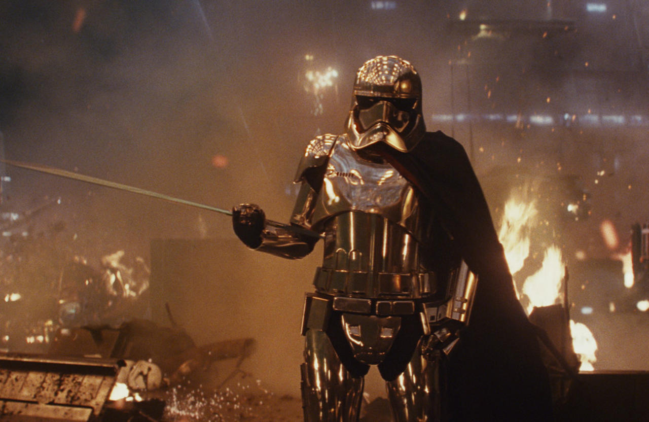 'Star Wars' boss Kathleen Kennedy saved an old Kylo Ren costume for Captain Phasma