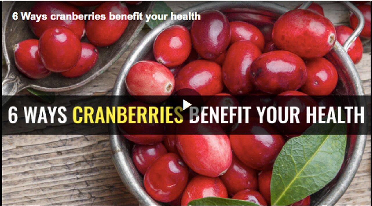 Learn more about the health benefits of cranberries