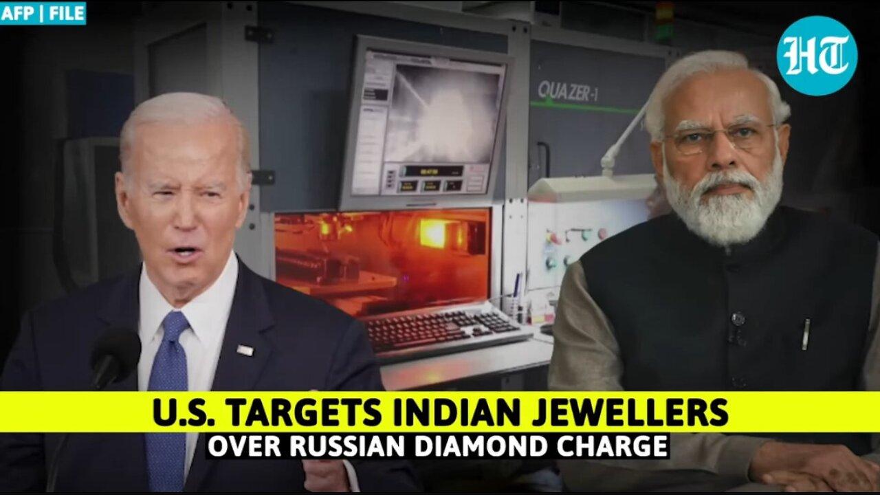 U.S. 'Harasses' Indian Diamond Dealers Over Russian Gems; Transfers Worth ₹215 Cr Blocked
