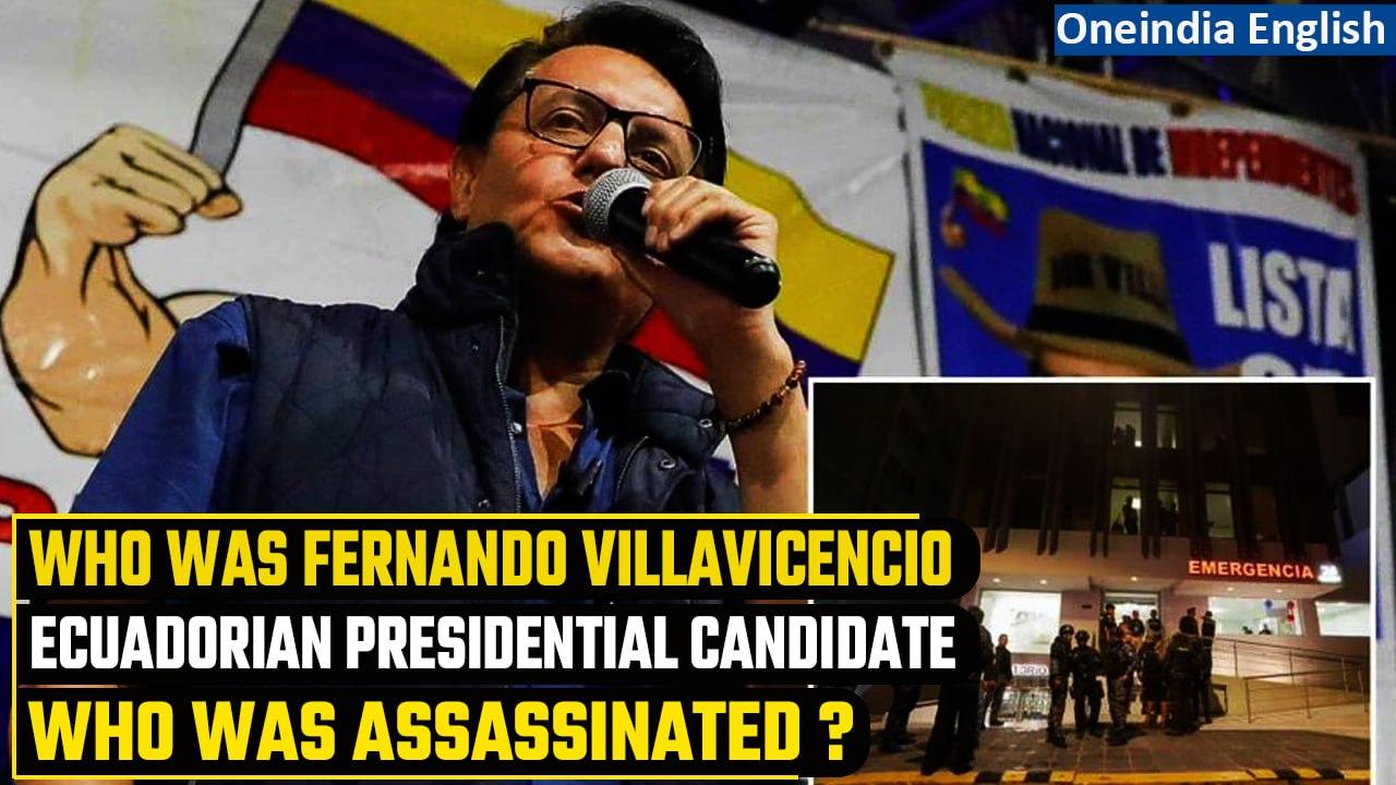 Ecuadorian presidential candidate Fernando Villavicencio shot dead mid-campaign | Oneindia News