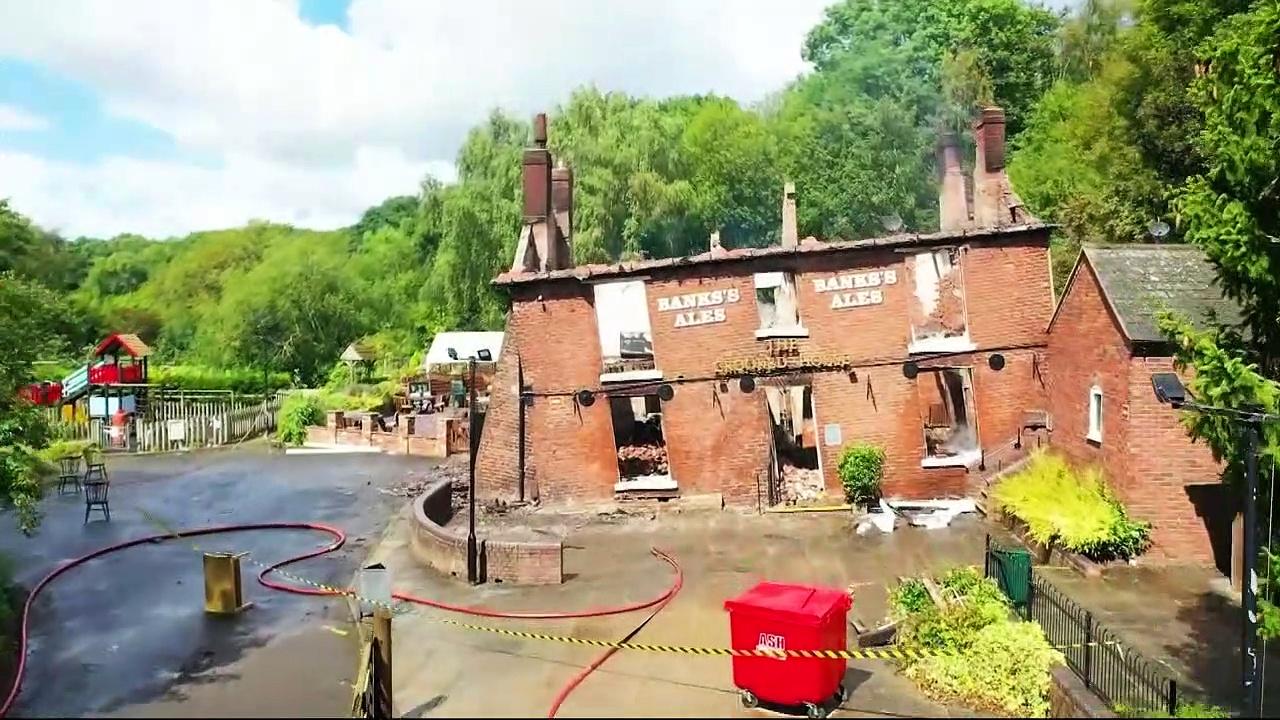Crooked House: Fire at ‘wonkiest’ pub being treated as arson