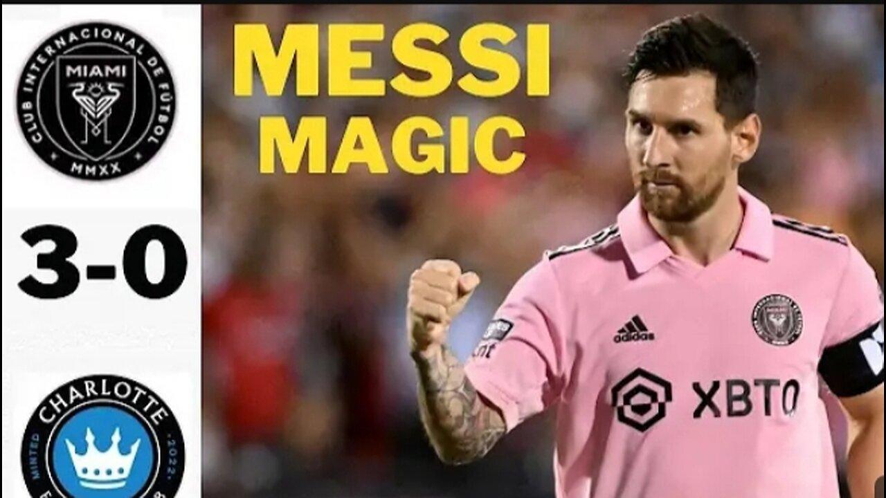 Messi Magic - Inter Miami vs Charlotte 3-0 Highlights & All Goals 2023