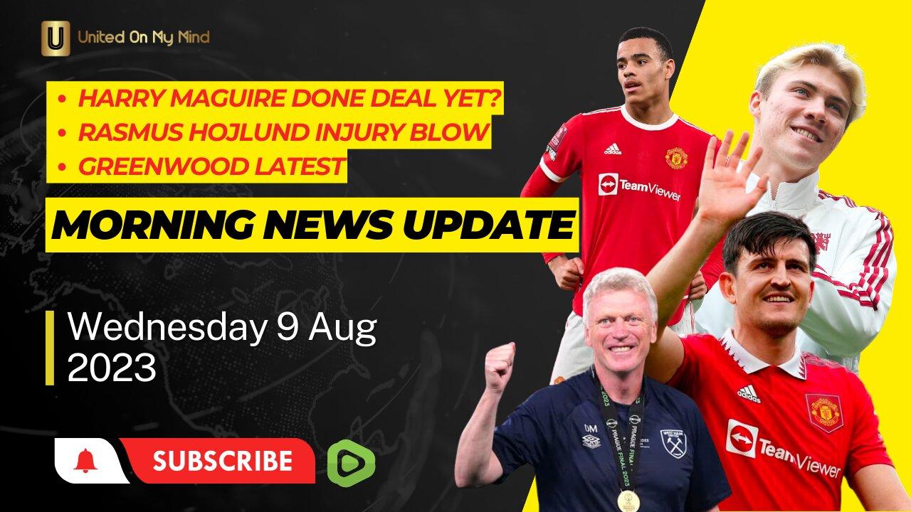 Maguire Done Deal? | Hojland Injury Update | Greenwood Training