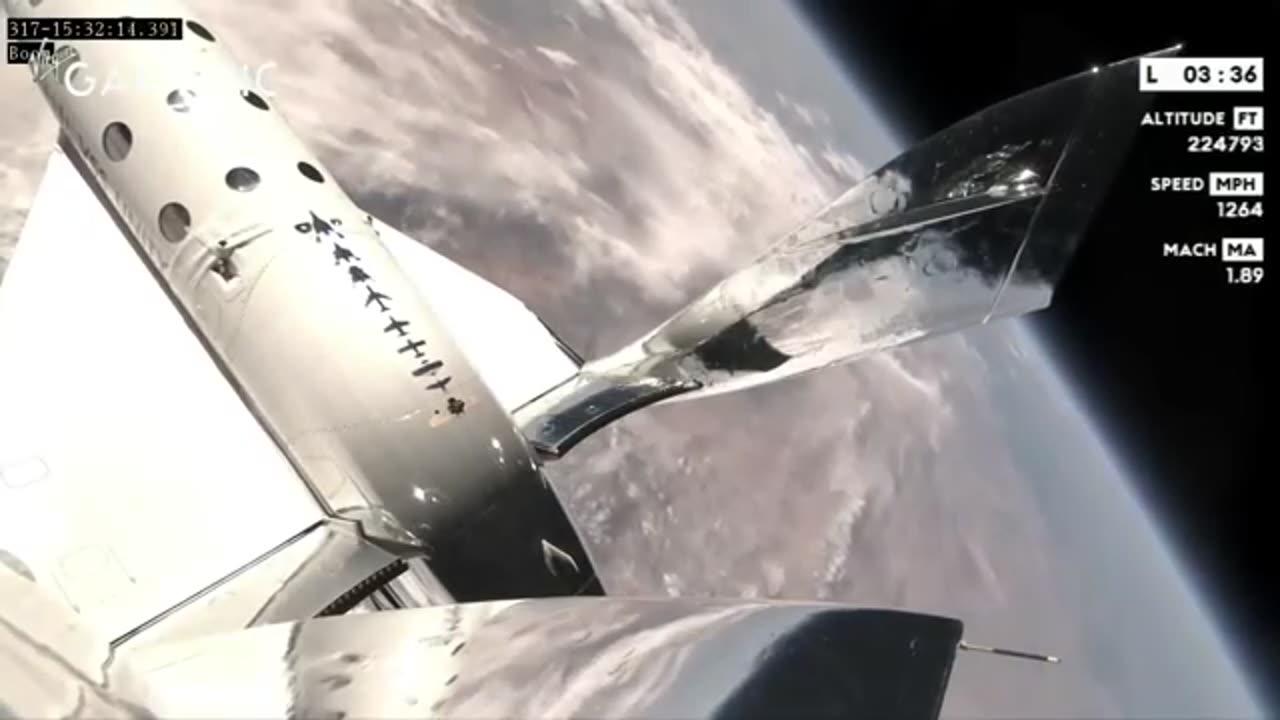 Virgin Galactic Unity soars to suborbital space with its 1st commercial passengers