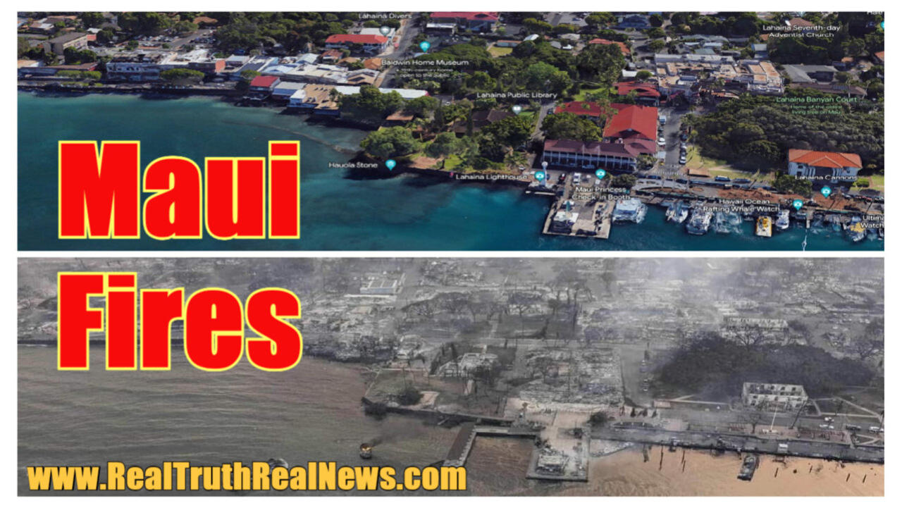 🔥 Maui Fires - Arson? Direct Energy Weapons (DEWs) Like  the Paradise California, Malibu and Boulder Fires? Maybe Cow Farts?