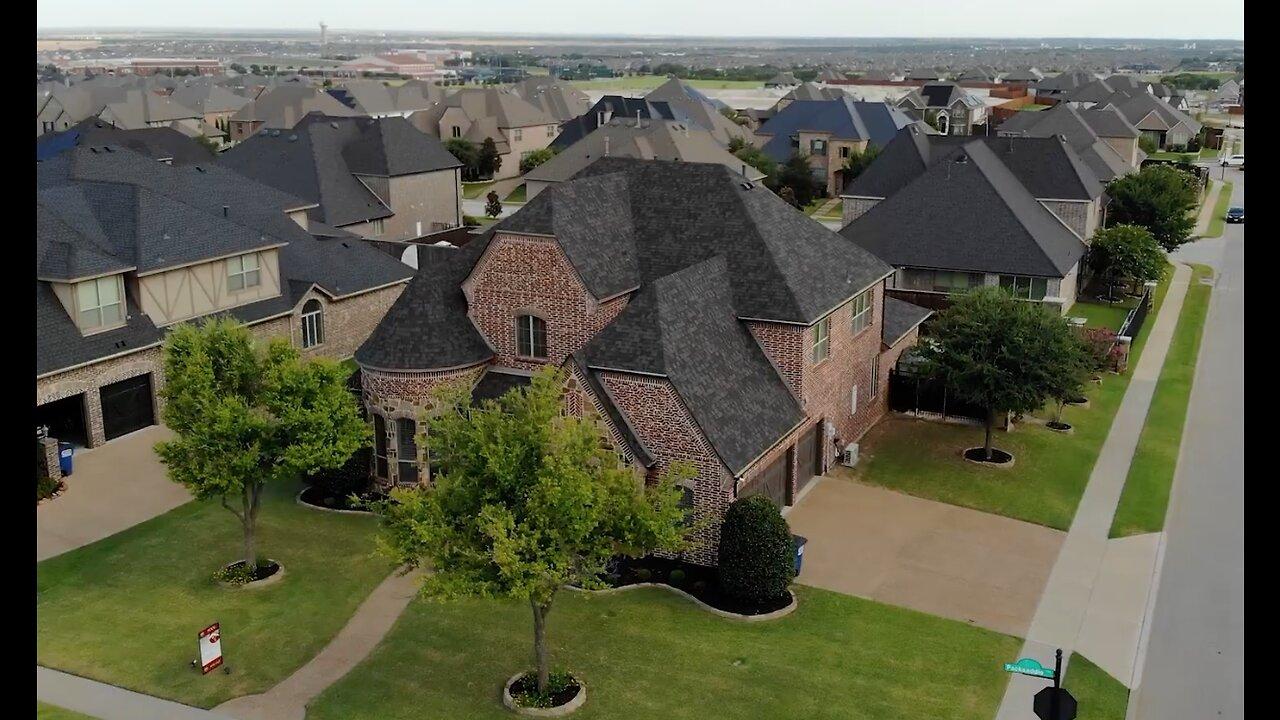 Priced at $950,000, 4,593sf with a Pool. 1141 Packsaddle Trail in Prosper, Texas.