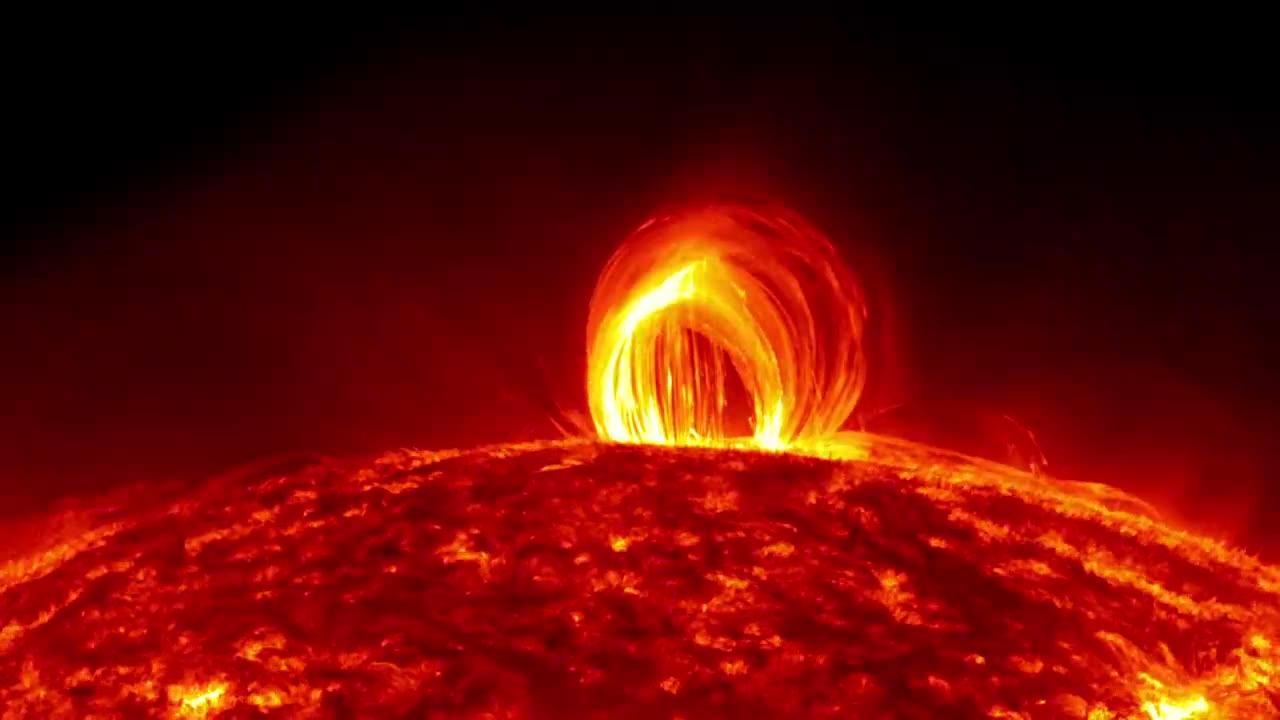 NASA's Fiery Looping Rain on the Sun: Unveiling Solar Dynamics