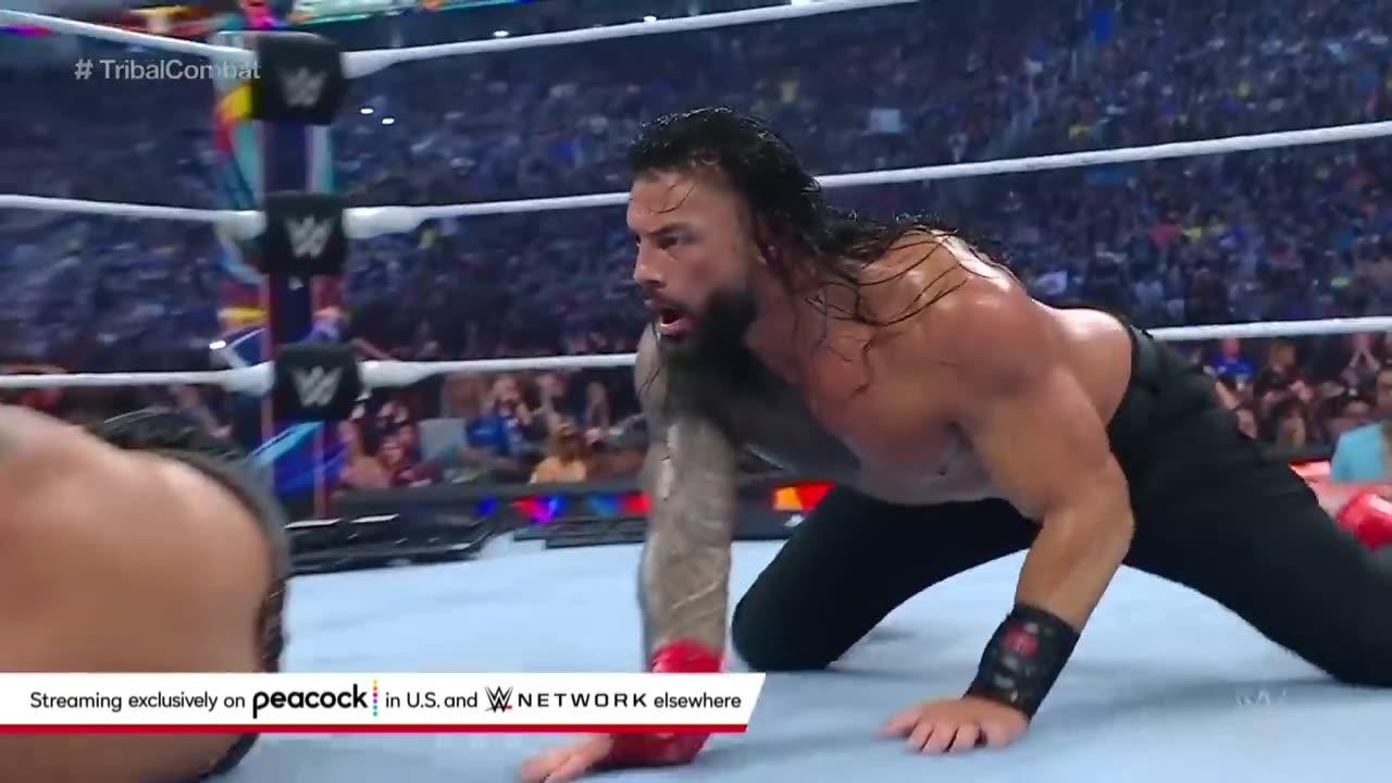 Reigns vs. Uso - Tribal Combat for Undisputed WWE Universal Championship: SummerSlam 2023 Highlights