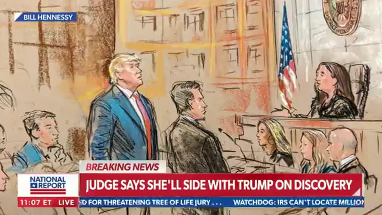 Breaking: Judge says she'll side with Trump on discovery