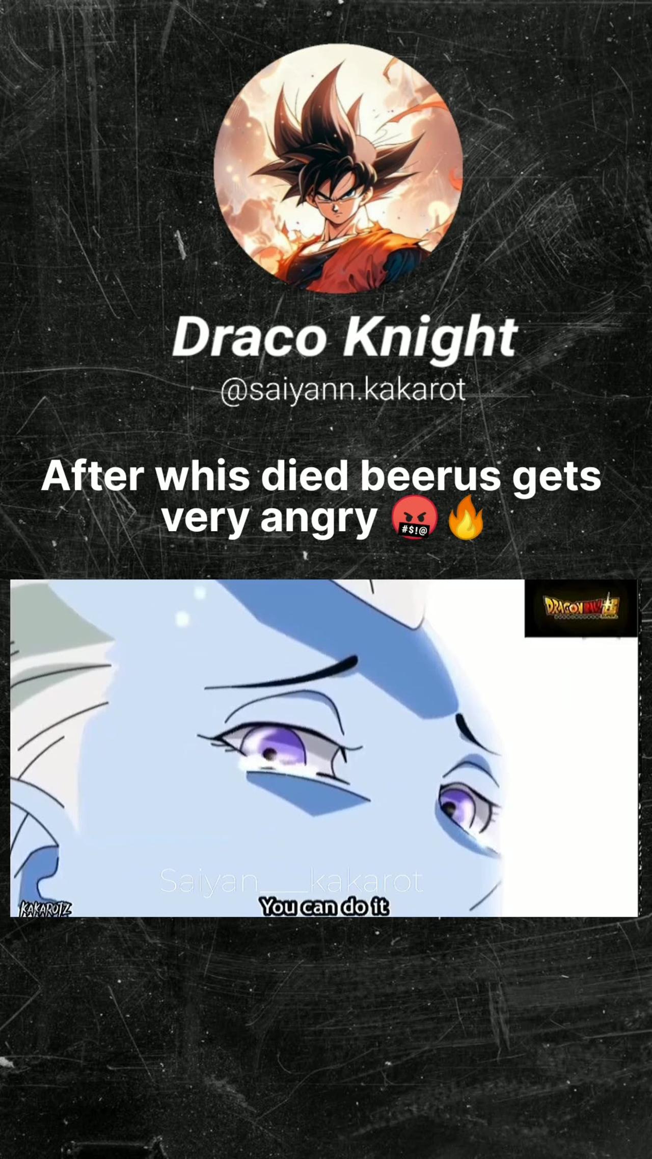After whis died beerus gets very angry 🔥 One News Page VIDEO