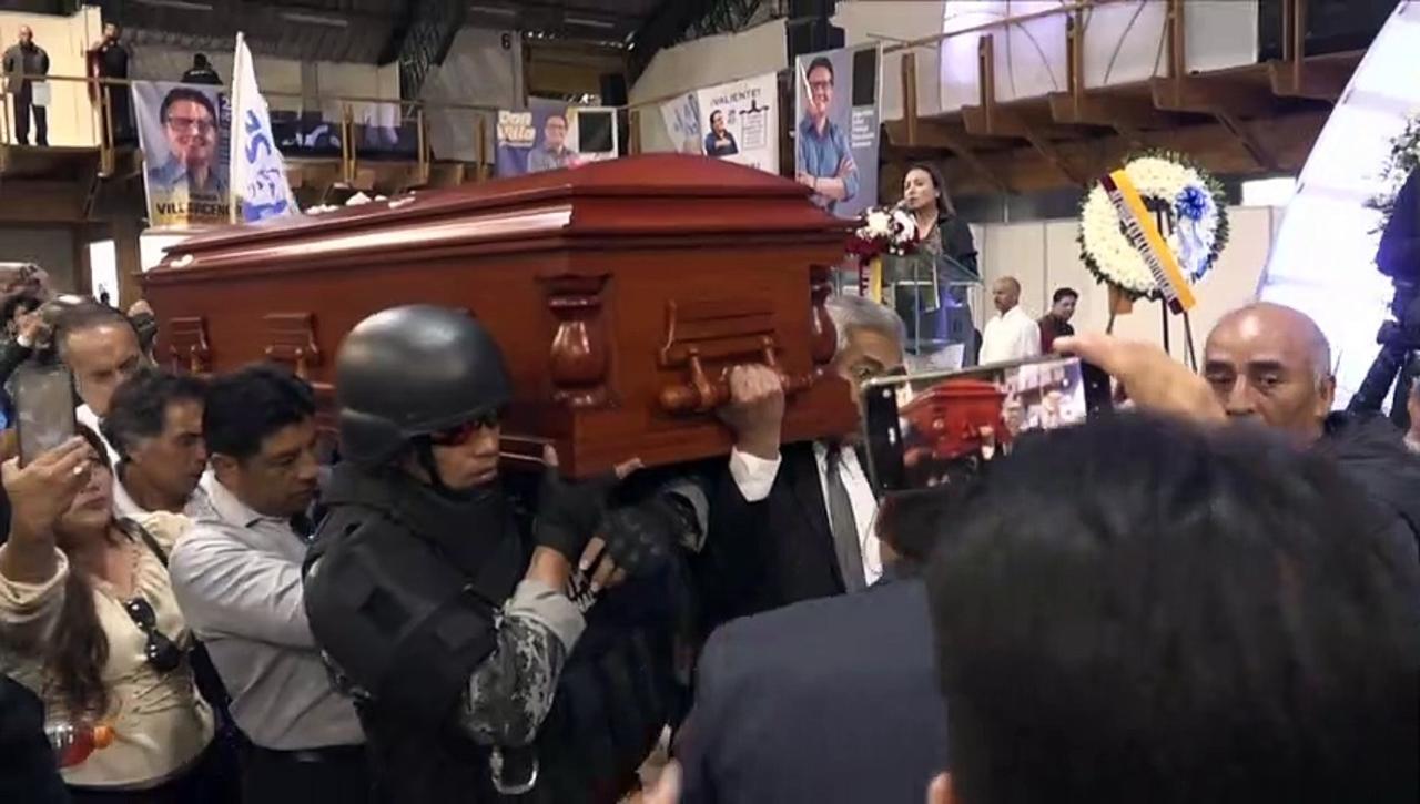 Ecuador's last goodbye to slain presidential candidate Villavicencio