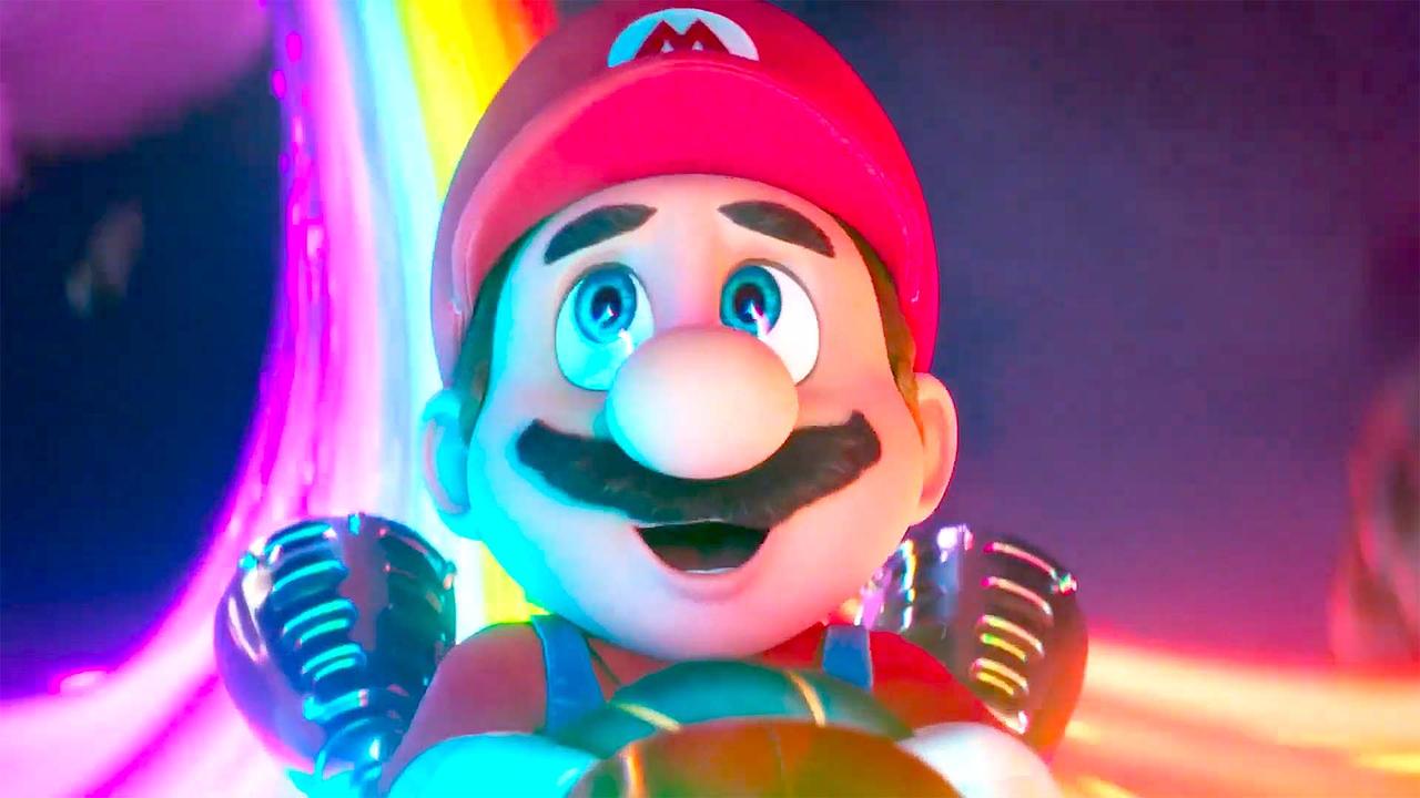 Rainbow Road Clip from Nintendo's The Super Mario Bros. Movie